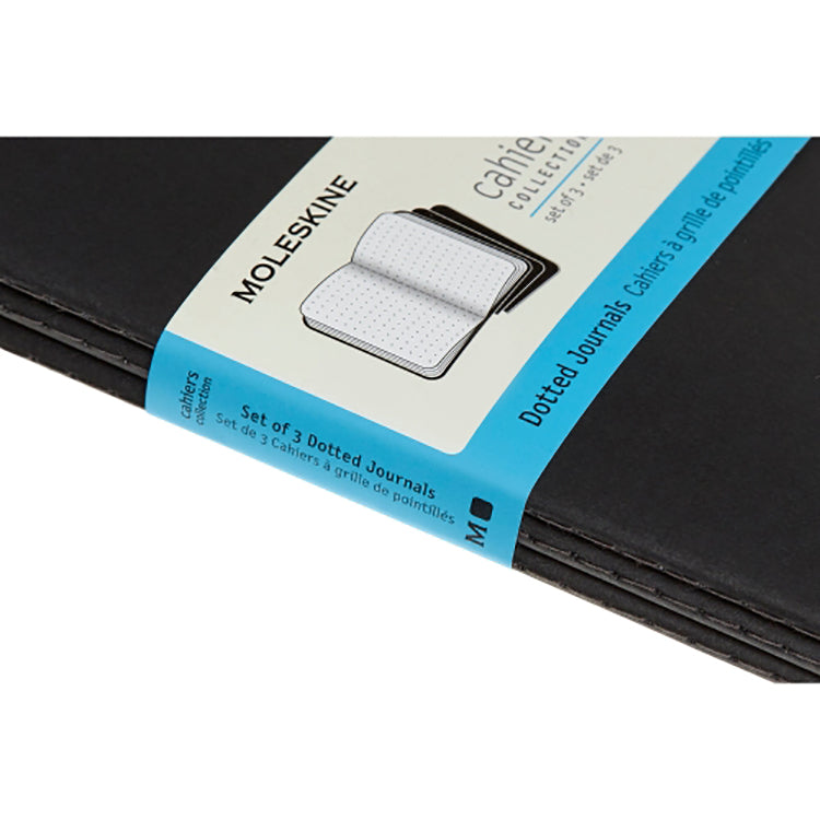 Moleskine Cahier Black Dotted 5x8.25
