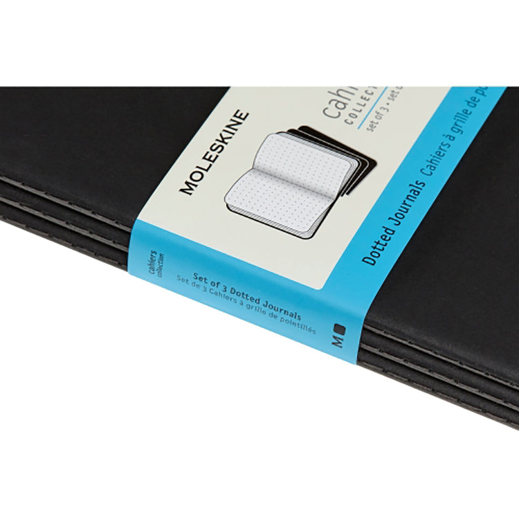 Moleskine Cahier Black Dotted 7.5x10