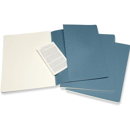 Moleskine Cahier Brisk Blue Plain 7.5x10