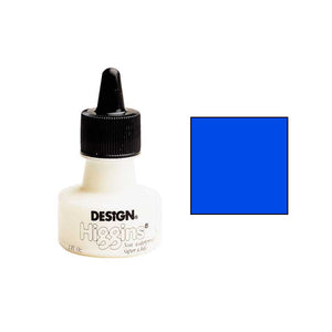 Higgins Dye Based Drawing Ink Blue 1oz