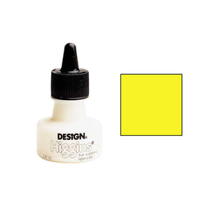 Higgins Dye Based Drawing Ink Yellow 1oz