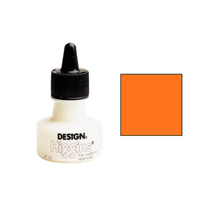 Higgins Dye Based Drawing Ink Orange 1oz