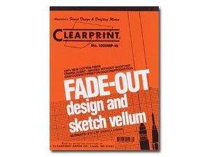 Clearprint Design Vellum 1000H 8.5x11 Pad