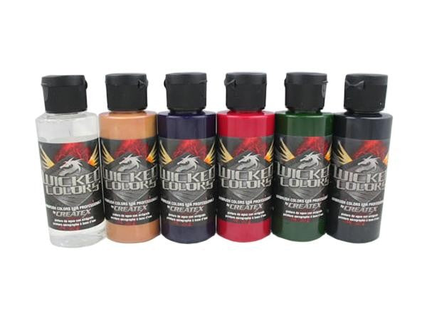 Wicked Airbrush Color Steve Driscoll Flesh Tone 6 Color Set