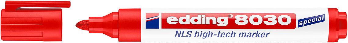 Edding 8030 NLS High-Tech Marker - Red