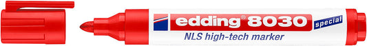 Edding 8030 NLS High-Tech Marker - Red