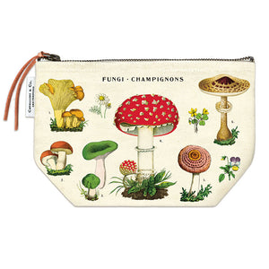 Cavallini Mushrooms Vintage Pouch
