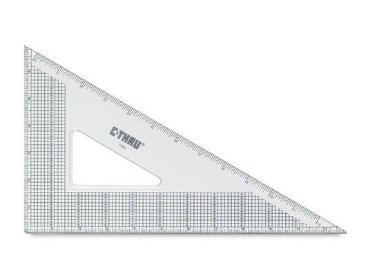10" 45/90 Grid Triangle w/SS