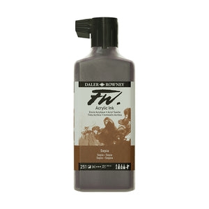 Daler Rowney FW Acrylic Artists Ink 6oz Sepia
