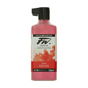 Daler Rowney FW Acrylic Artists Ink 6oz Scarlet