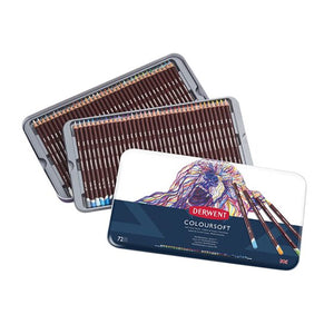 Derwent Coloursoft Pencil 72 Tin