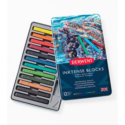 Derwent Inktense Blocks Set of 12 Tin