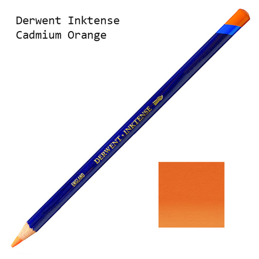 Derwent Inktense Pencil Cadium Orange