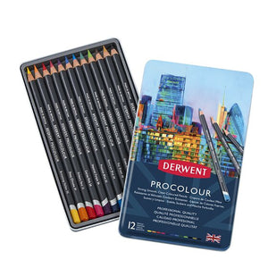 Derwent Procolour Pencil 12 Pencil Tin Set