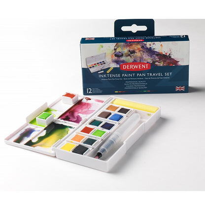 Derwent Inktense Paint Pan Travel Set