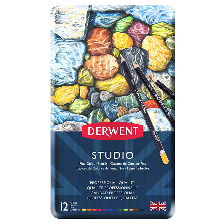 Derwent Studio Pencil 12 Set Tin