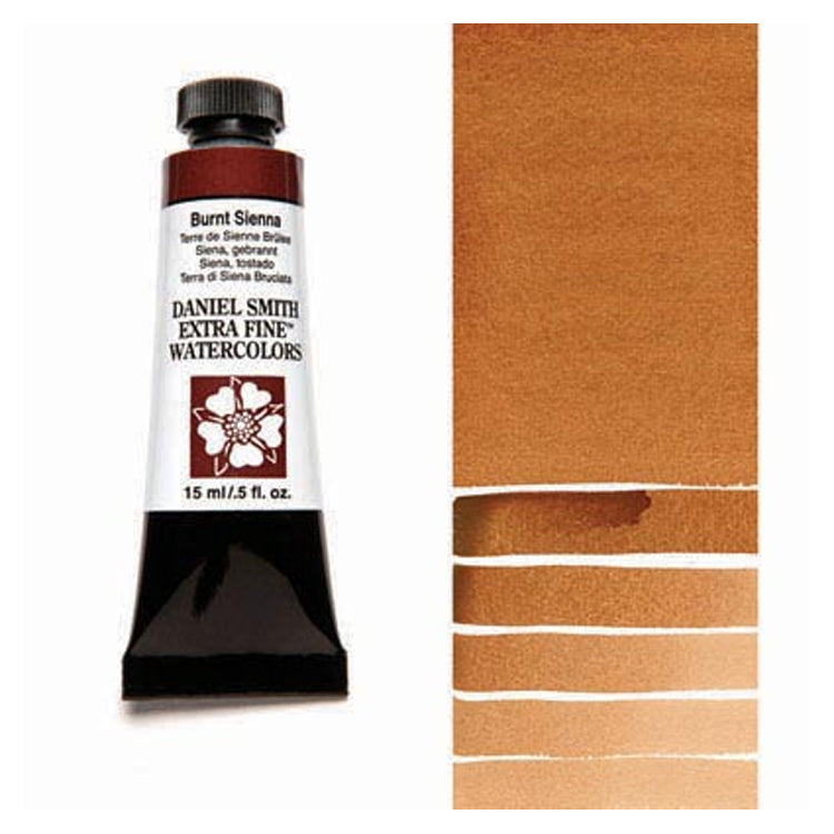 Daniel Smith Extra Fine Watercolor Burnt Sienna 15ml