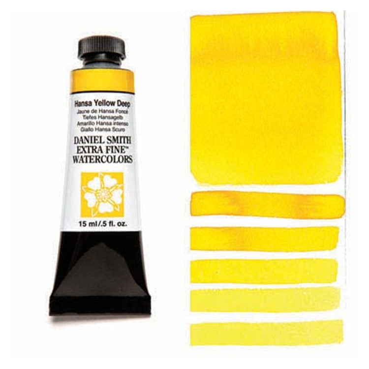 Daniel Smith Extra Fine Watercolor Hansa Yellow Deep 15ml