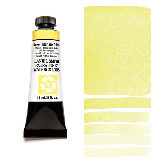 Daniel Smith Extra Fine Watercolor Nickel Titanate Yellow 15ml ⚠️