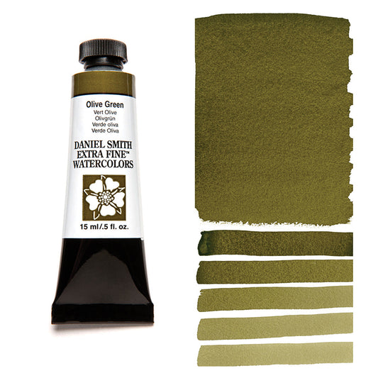 Daniel Smith Extra Fine Watercolor Olive Green 15ml