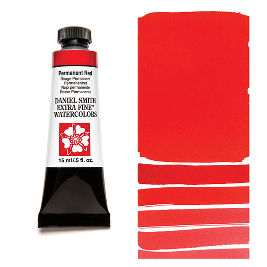 Daniel Smith Extra Fine Watercolor Permanent Red 15ml