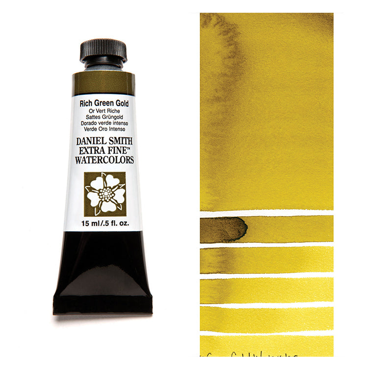 Daniel Smith Extra Fine Watercolor Rich Green Gold 15ml