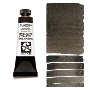 Daniel Smith Extra Fine Watercolor Van Dyke Brown 15ml