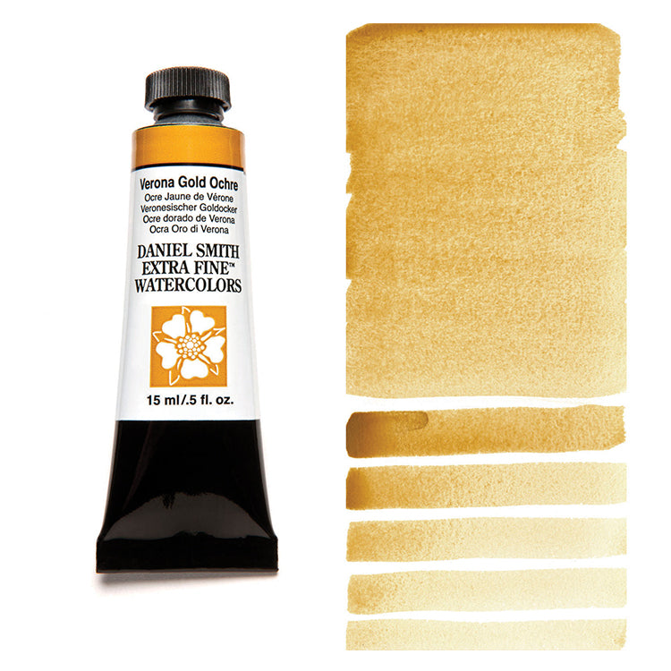 Daniel Smith Extra Fine Watercolor Verona Gold Ochre 15ml