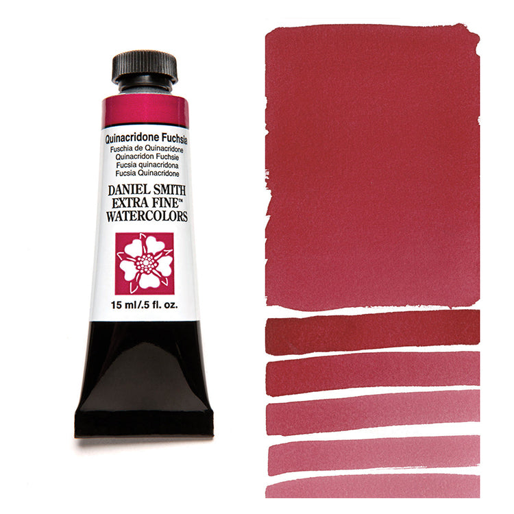 Daniel Smith Extra Fine Watercolor Quinacridone Fuchsia 15ml