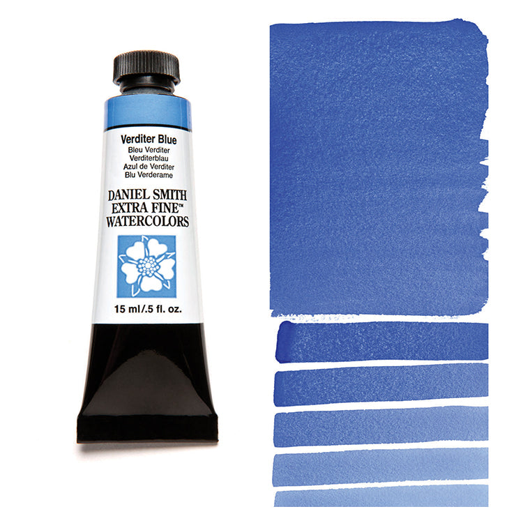 Daniel Smith Extra Fine Watercolor Verditer Blue 15ml ⚠️