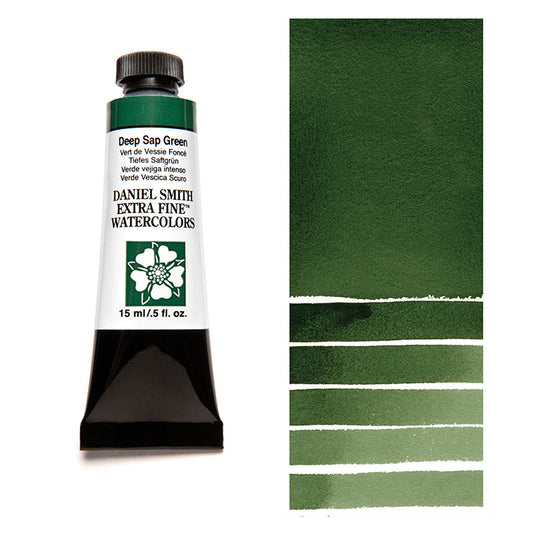 Daniel Smith Extra Fine Watercolor Deep Sap Green 15ml
