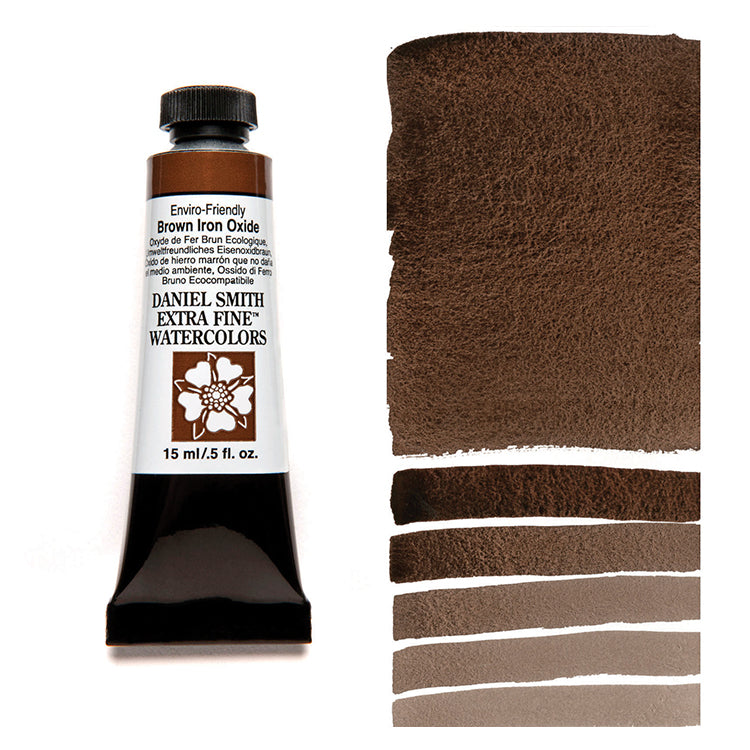 Daniel Smith Extra Fine Watercolor Eco Brown Iron Oxide