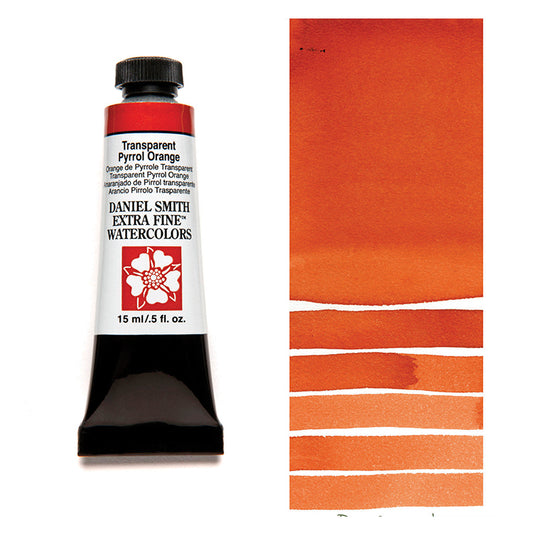 Daniel Smith Extra Fine Watercolor Transparent Pyrrole Orange