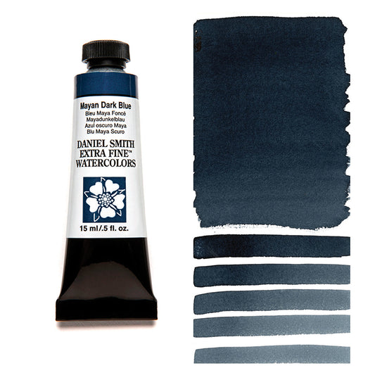 Daniel Smith Extra Fine Watercolor Mayan Dark Blue 15ml