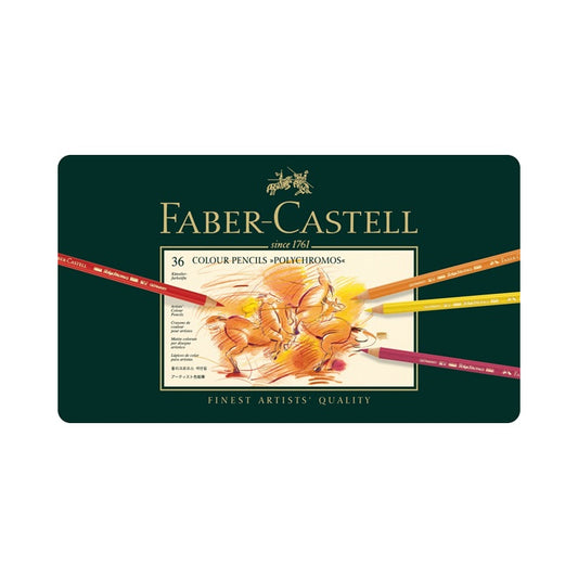Faber Castell Polychromos Pencil Set Tin of 36