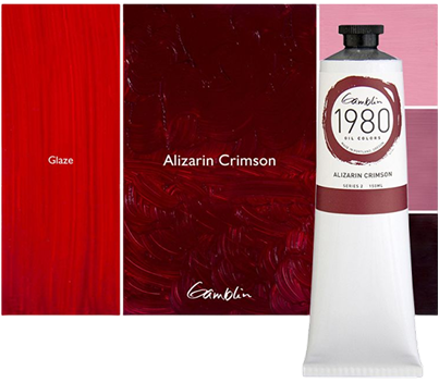 Gamblin 1980 Oil Color 150ml Alizarin Crimso