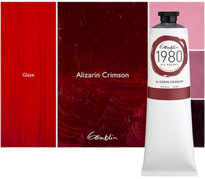 Gamblin 1980 Oil Color 150ml Alizarin Crimso