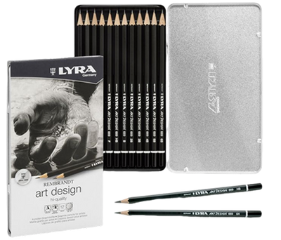Lyra Art Design Graphite Pencil Box of 12