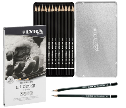 Lyra Art Design Graphite Pencil Box of 12