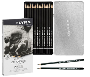 Lyra Art Design Graphite Pencil Box of 12