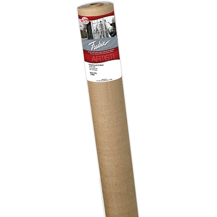 Fredrix Series 568 Raw Cotton Canvas Roll 64.5in x 6yds