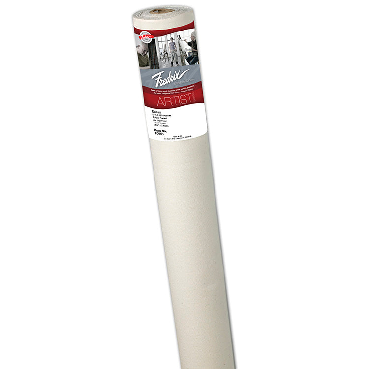 Fredrix Series 569 Dallas Primed Cotton Canvas Roll 64.5in x 3yds