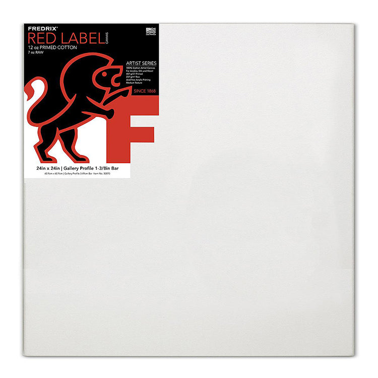 Fredrix Gallery Wrap Canvas 24x24 3 Pack