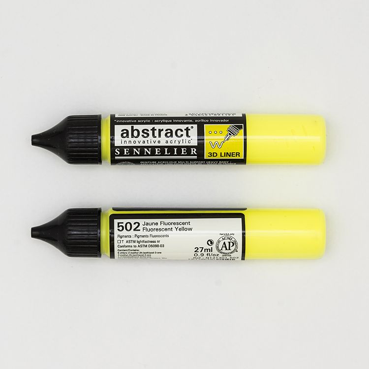 Sennelier Abstract Liner 27ml Fluorescent Yellow