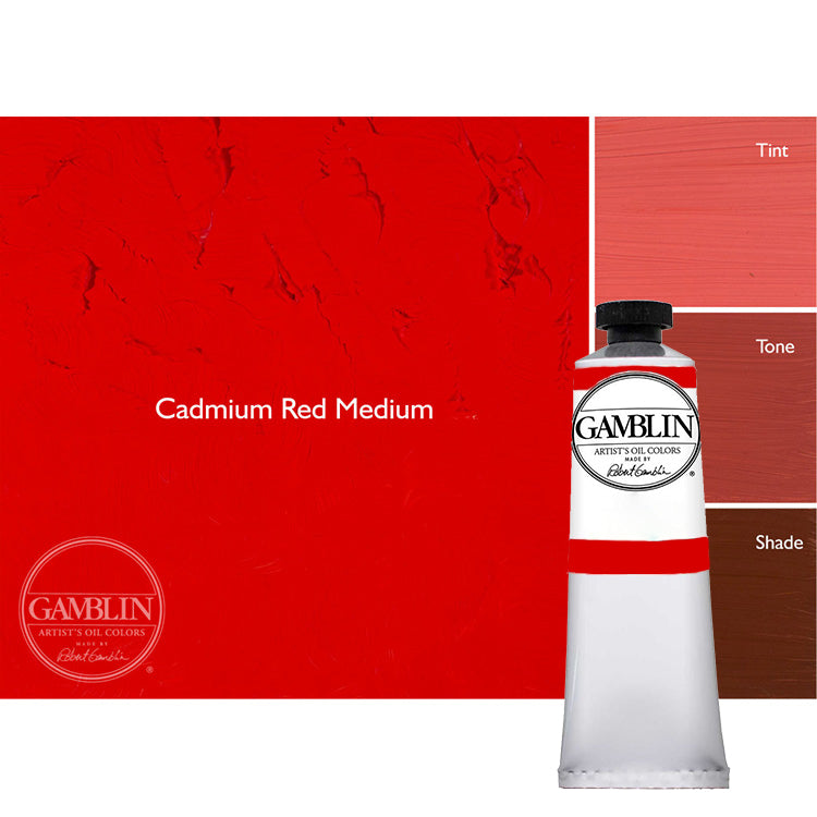 Gamblin Artist Oil Color 37ml Cadmium Red Medium ⚠️