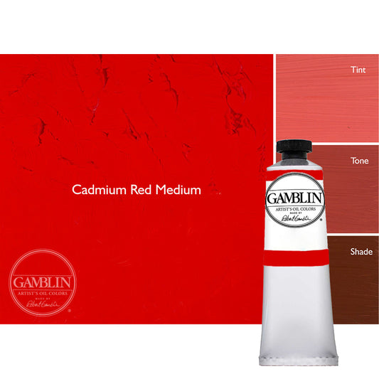 Gamblin Artist Oil Color 37ml Cadmium Red Medium ⚠️