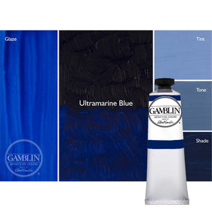Gamblin Artist Oil Color 37ml Ultramarine Blue