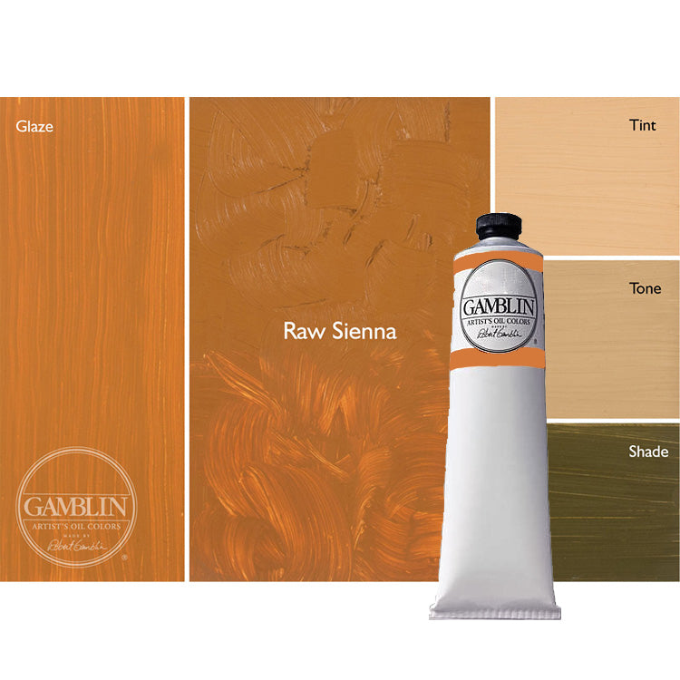 Gamblin Artist Oil Color 150ml Raw Sienna