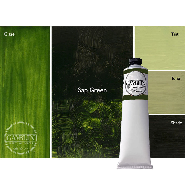 Gamblin Artist Oil Color 150ml Sap Green