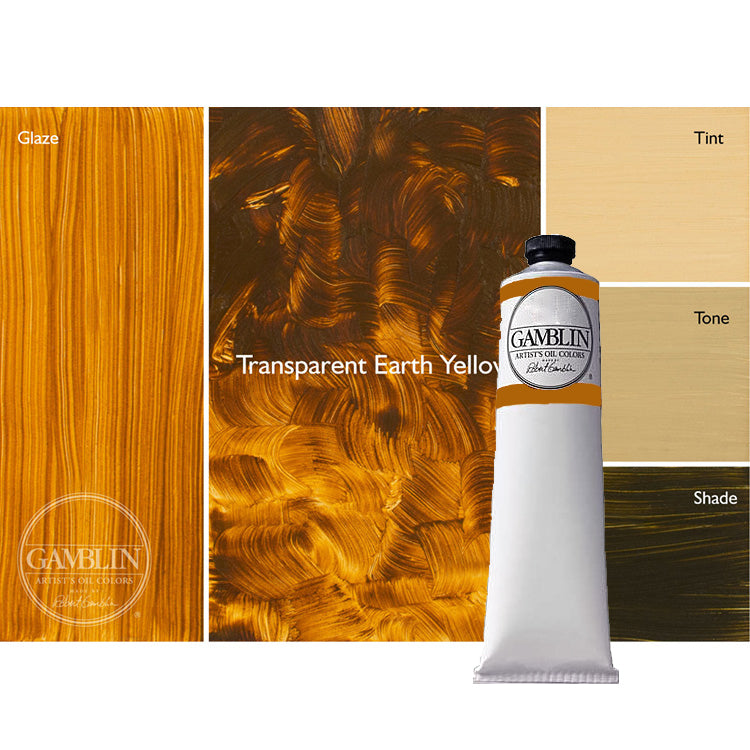 Gamblin Artist Oil Color 150ml Transparent Earth Yellow